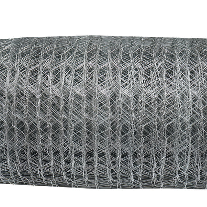 Fence mesh L20m, H120cm, woven, galvanized with 19mm holes, for fencing.