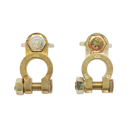 Breckner Germany copper battery terminals set