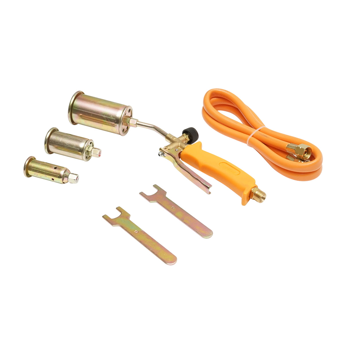 Gas burner with 3 nozzles and 1.5m hose for cylinder Hoteche
