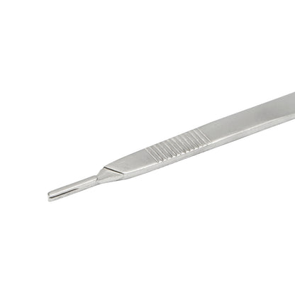 Stainless steel scalpel handle no. 3 for blades no. 10-17 Breckner Germany