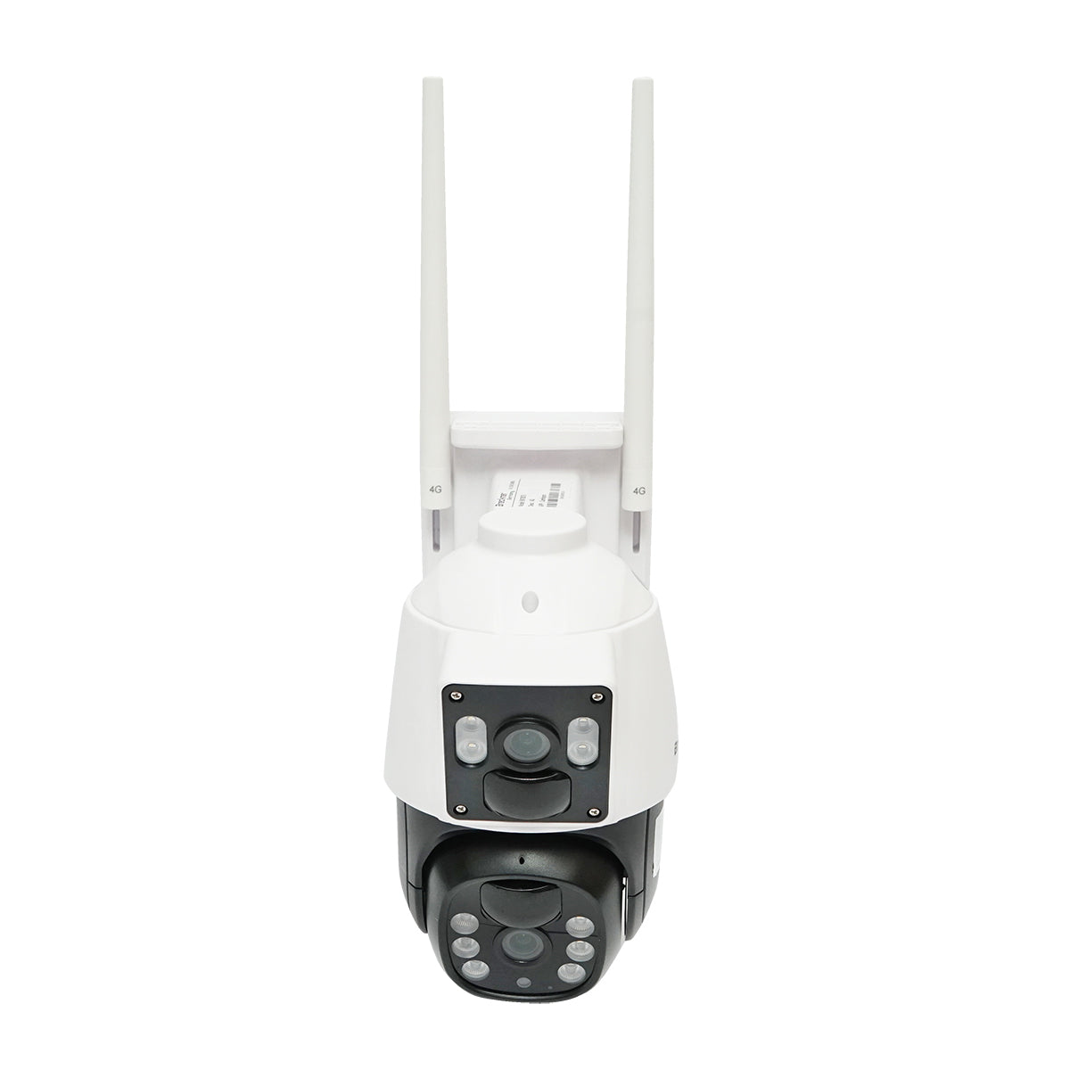 4G surveillance camera, 24/7 rotating, 2 lenses, fully autonomous, solar panel charging, PTZ, 1080P, PIR, IP66