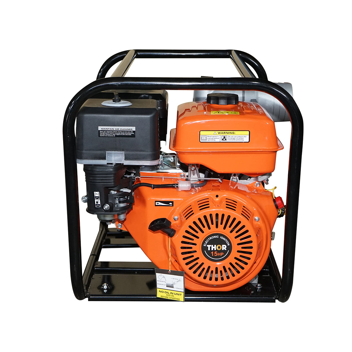 Gasoline motor pump WP40 13HP maximum flow rate 80m3/h suction depth 7m discharge height 28m Thor