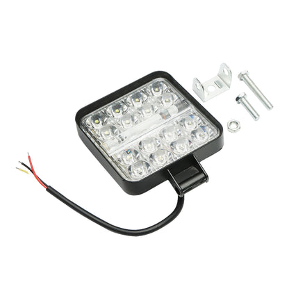 Combined projector lamp 26 LEDs 9-80V 6500K 84x21x84mm IP67