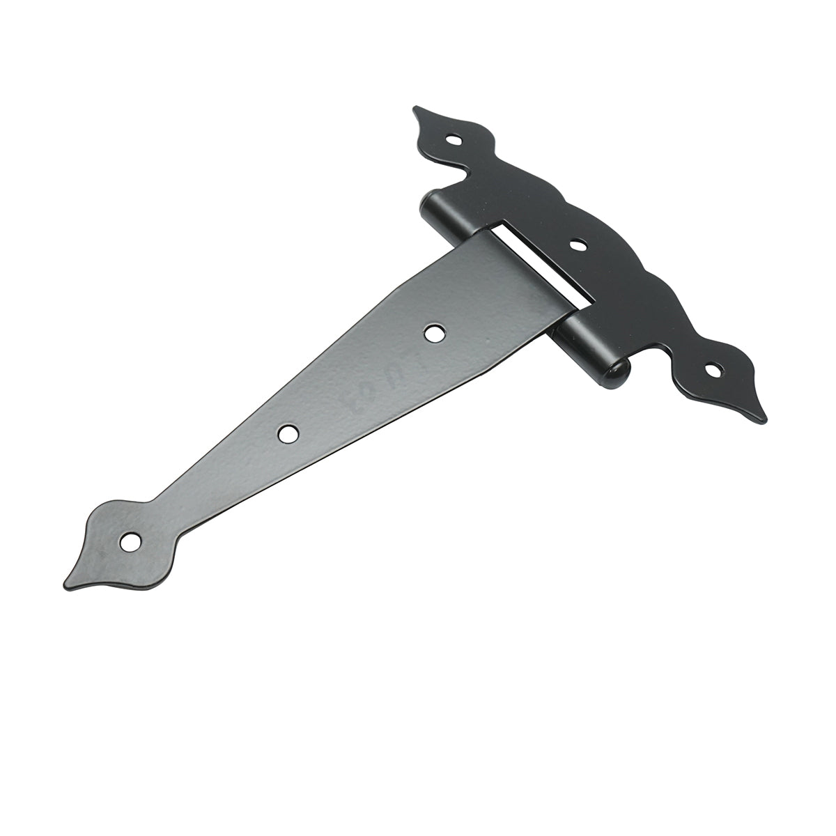 Decorative black hinge T8, 200mm