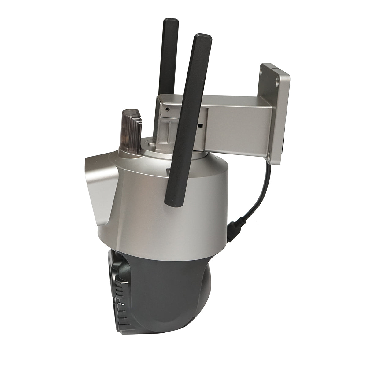 6 MP dual lens surveillance camera, P2P WIFI 2.4G, 360 degree PTZ rotation with motion sensor, siren, human detection, and iCSee app