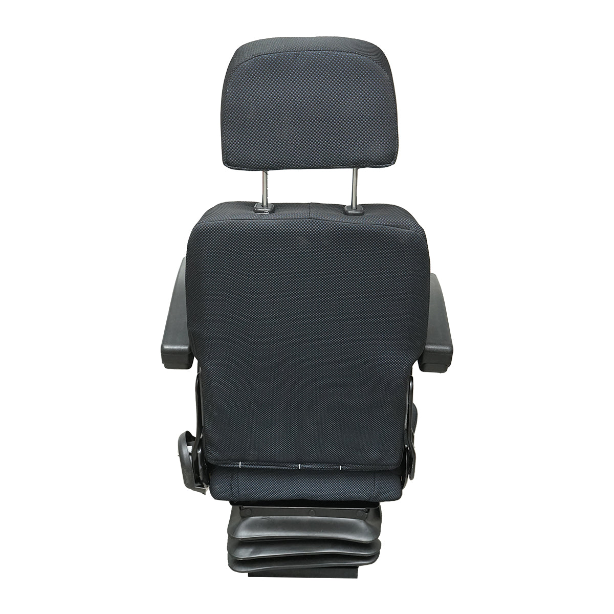 Universal adjustable chair for weight 40-130kg, armrests and backrest reclining 50-90° for tractor, agricultural machinery, industrial, forklift