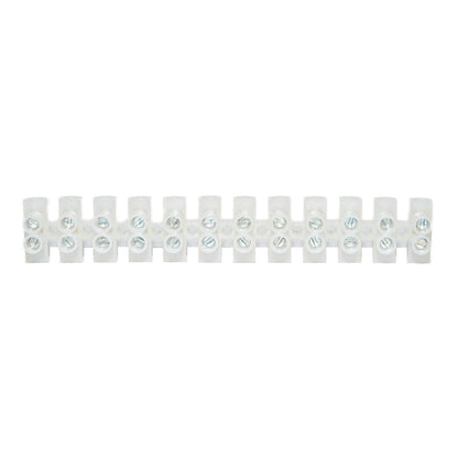 10A 380V terminal block, 12 poles 10mm Leader