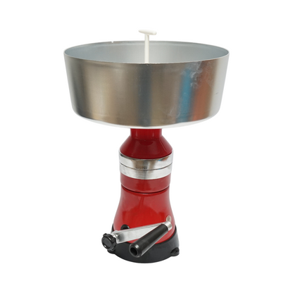 Cream separator from milk or for manual degreasing, aluminum container 5L, capacity 80L/h