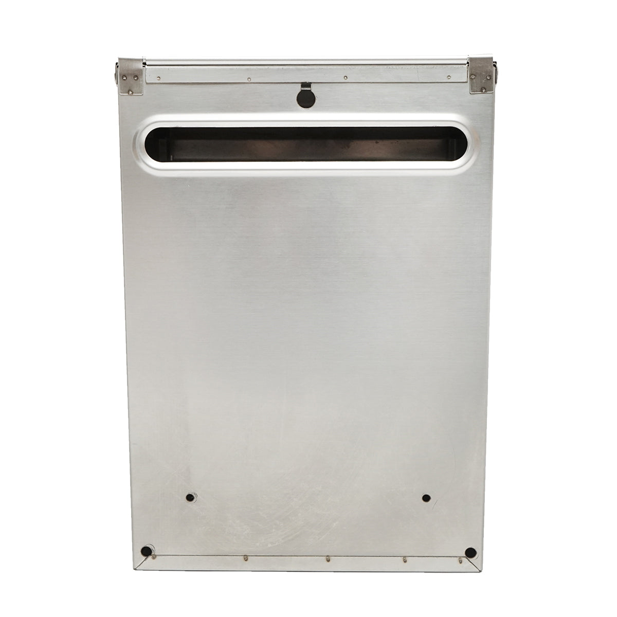 Stainless steel mailbox 320X230X90mm with 2 keys and mounting accessories