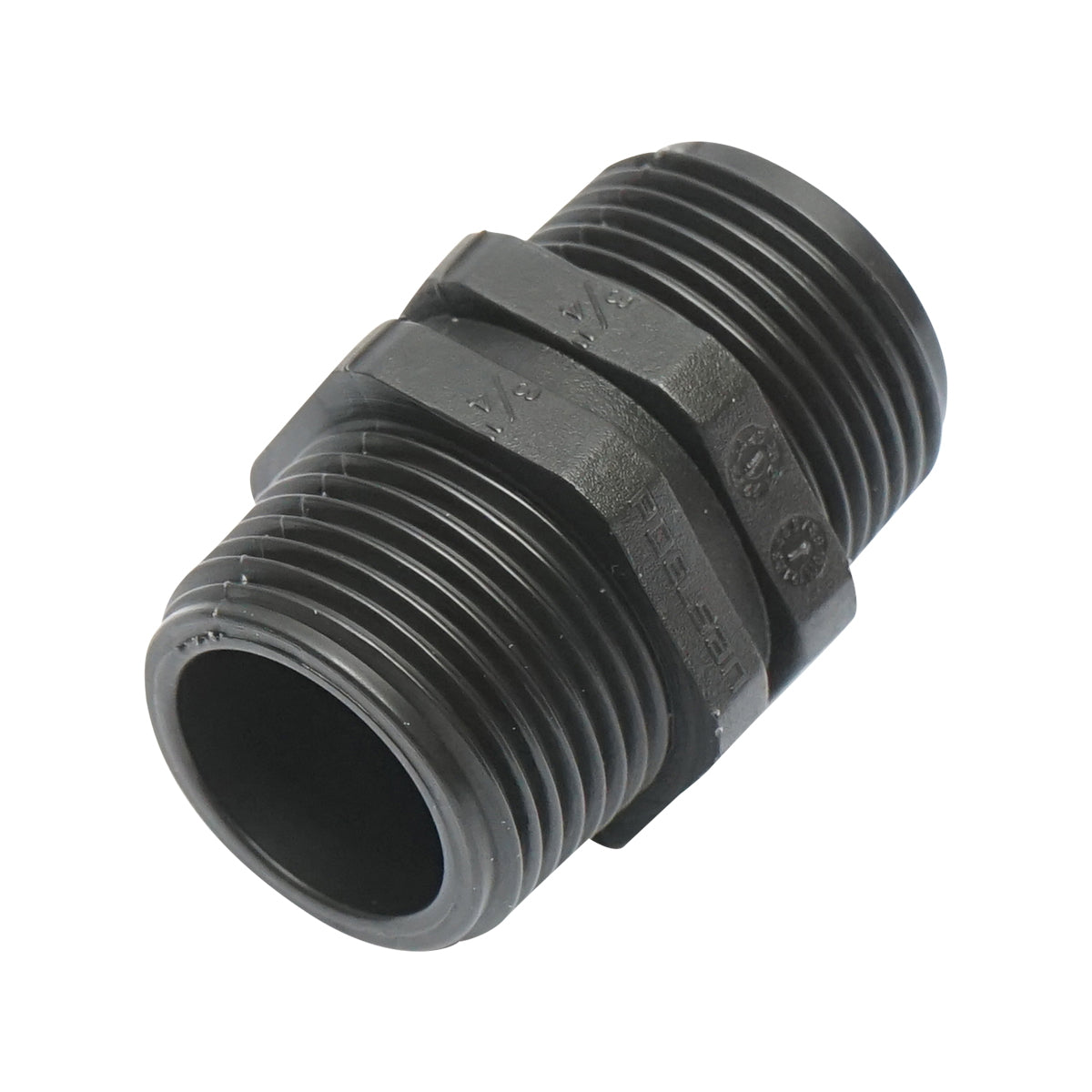Equal nipple with external thread D3/4x3/4 toll for irrigation systems PN10