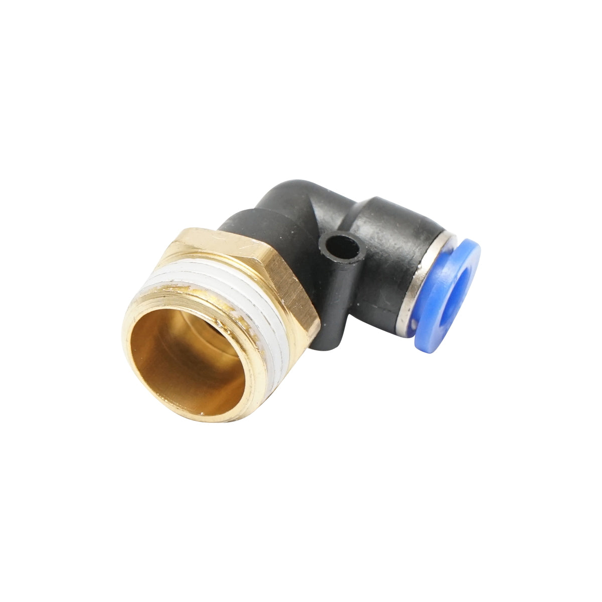 Quick plug, plastic nut and metal screw, diameter 8 with 1/2.