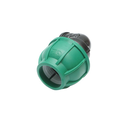Compression fitting with external thread D32mmx1/2 inch, PN10 Bar for irrigation systems