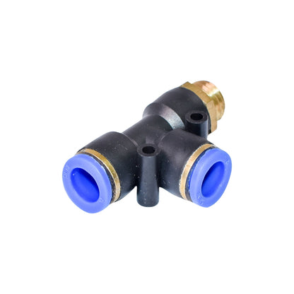 Quick T plastic connector and metal screw fi 12x12 with M16