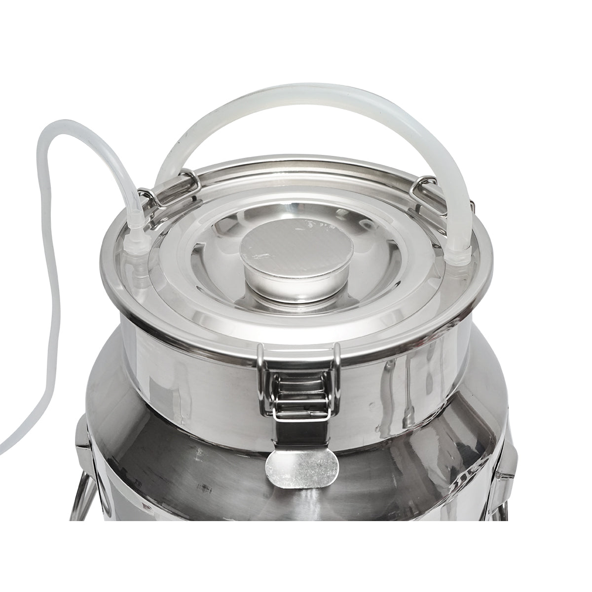 Portable milking machine with 1 station for cows, 18l stainless steel tank