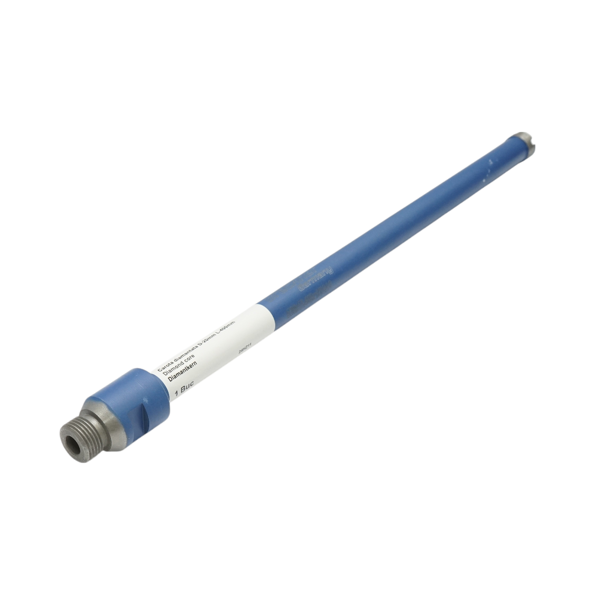 Diamond core drill 20x400mm with 1/2 GAS external thread, wet drilling for concrete, brick Breckner Germany