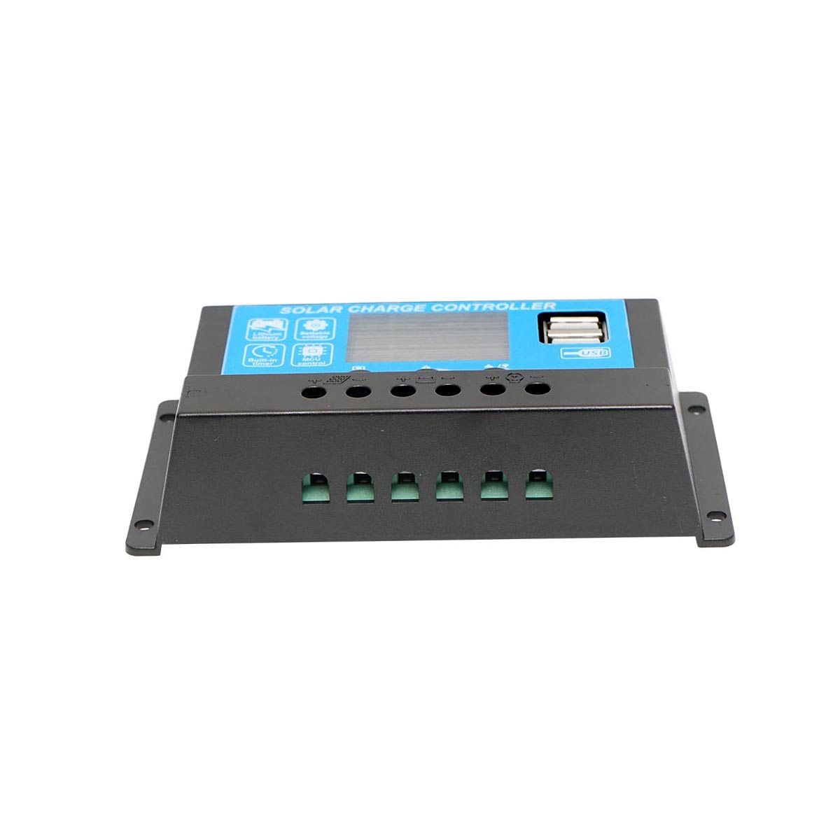 Voltage regulator for solar panel 10A 12V/24V 2X USB port