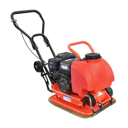 C90-B plate compactor with a working surface of 540x420mm, standard euro 5 engine, 196CC/6.5HP, 5500 RPM, 80Kg with water tank Breckner Germany