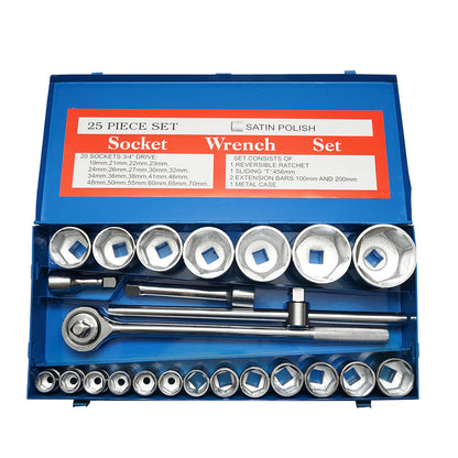 25-piece 3/4 ratchet socket set Breckner Germany