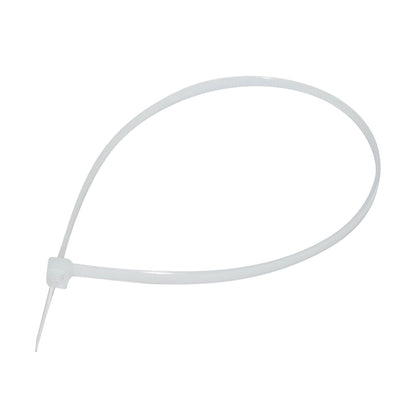 Facet, plastic collar 4.8x360mm, white, set of 100 pieces Breckner Germany