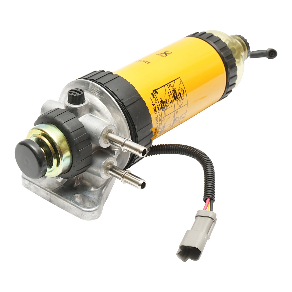 Manual fuel pump for JCB OEM code 332-D6723, 332/D672 Breckner Germany