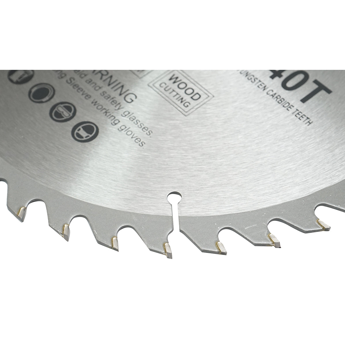 Wood saw blade disc 230x25.4mm, max speed 6600rpm, 40 teeth Crownman