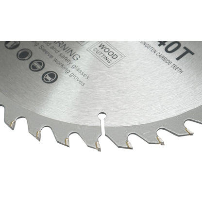 Wood saw blade disc 230x25.4mm, max speed 6600rpm, 40 teeth Crownman