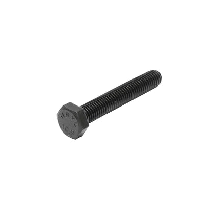 Black screw with hexagonal head DIN 933 M10x60 G10.9 100 pcs/bag