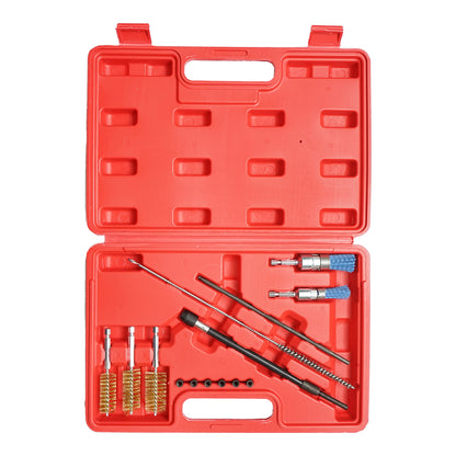 Brush kit for cleaning diesel injector seat/chair Breckner Germany