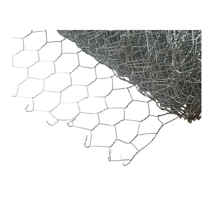 Fence mesh L20m, H150cm, braided, galvanized with 40mm openings, for enclosing Breckner Germany