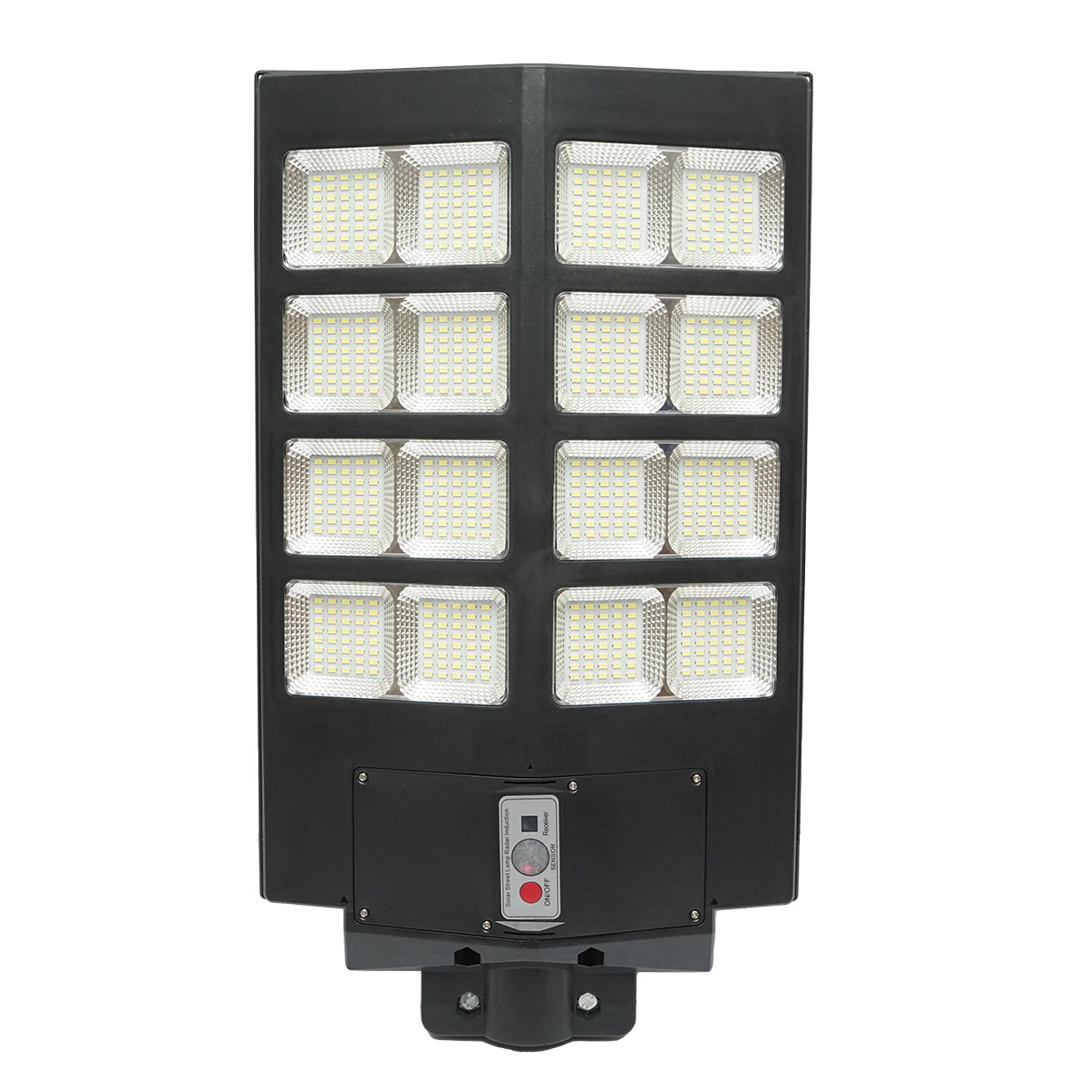 Solar LED street light 800W, 6500K, IP65 with solar panel motion sensor remote control Breckner Germany