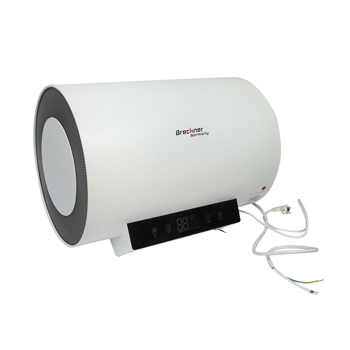 Electric boiler AC/DC, solar/220V, 60L, 2000W, 470x685mm with horizontal installation and remote control for domestic hot water Breckner Germany