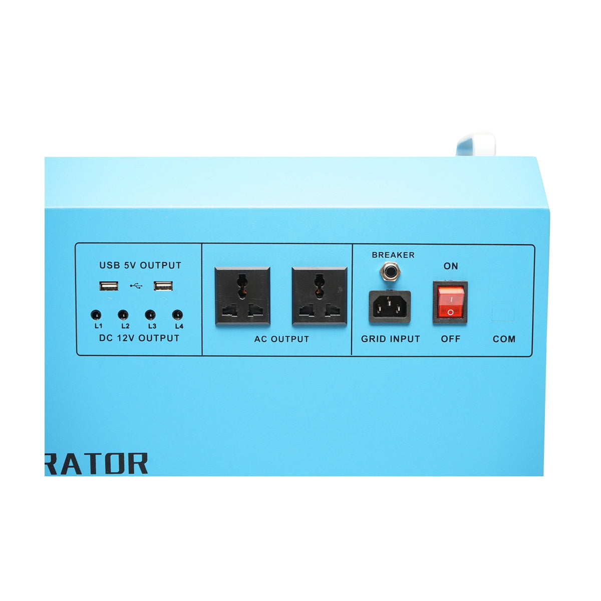Mobile solar photovoltaic system kit 600W, 12V/85Ah with PMW inverter 800W Breckner Germany