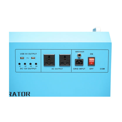 Mobile solar photovoltaic system kit 600W, 12V/85Ah with PMW inverter 800W Breckner Germany