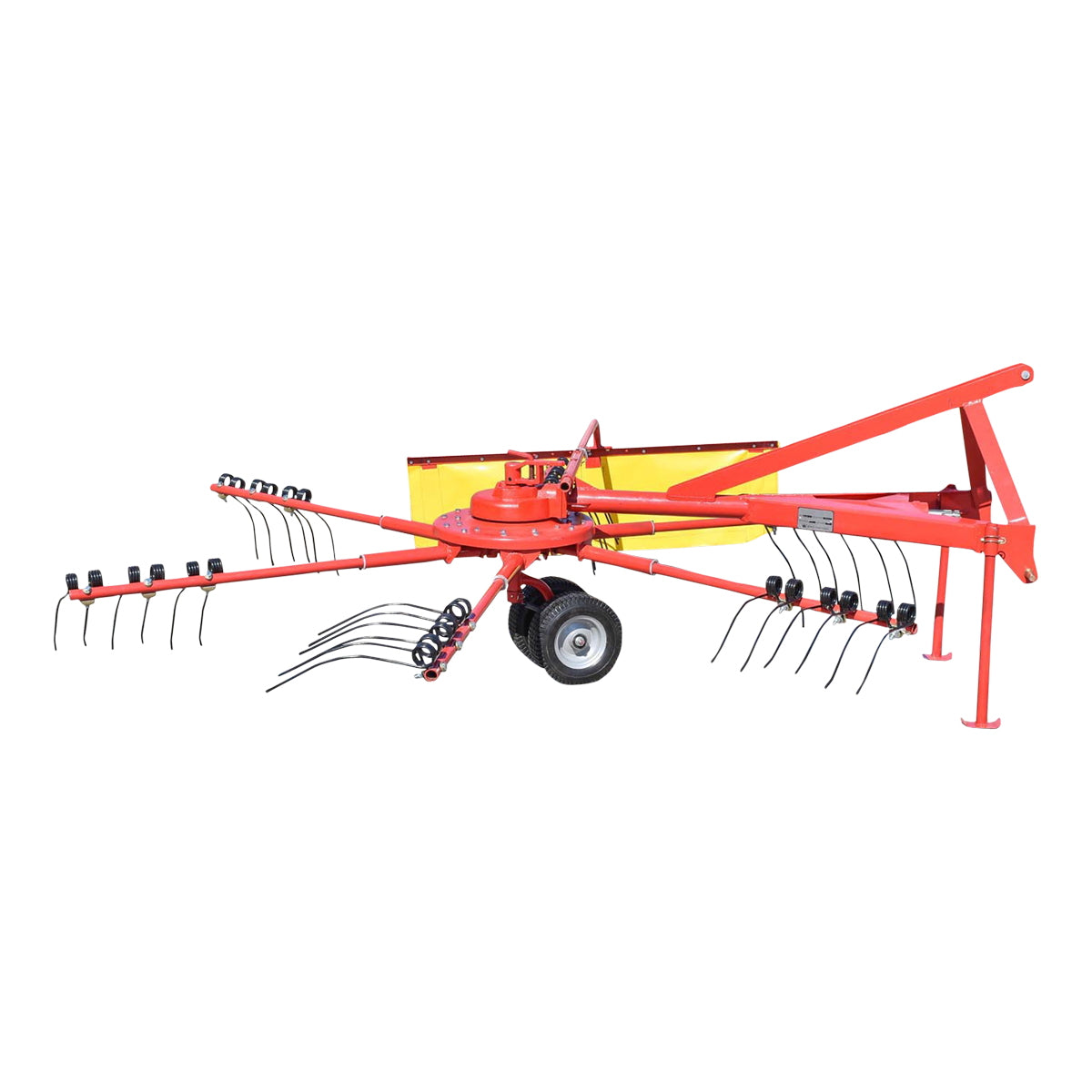 Rotary spider rake with a working width of 2.80m, required power 20-80HP with 6 arms, 280Kg Konig Traktoren