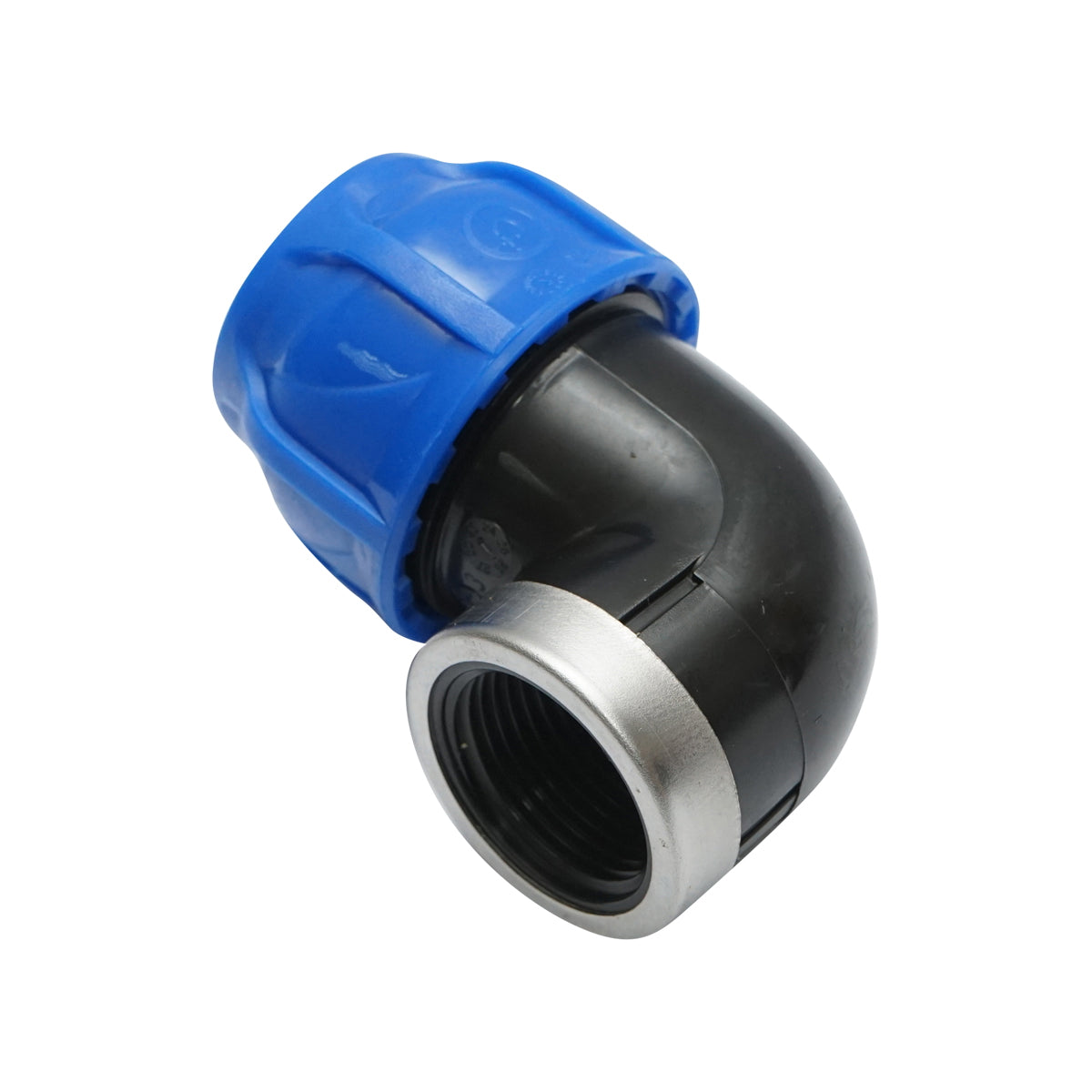 Compression fitting mother internal thread D32mmx1 toll PN 16 bar for PEHD irrigation systems