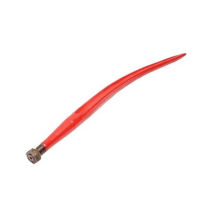 Double T profile curved hook 680mm for fork loaded bales M22x1.5mm