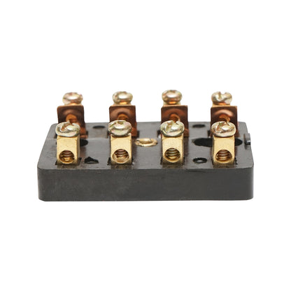 Universal fuse box for car fuses 4-way black cover Breckner Germany
