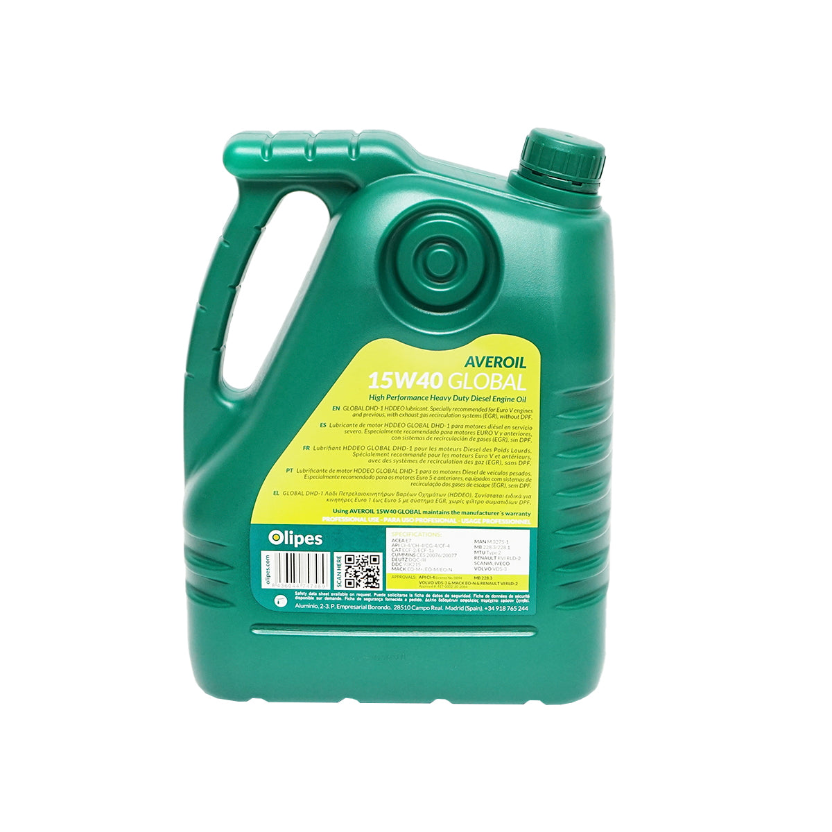 Olipes motor oil Averoil 15W40 Global 5L