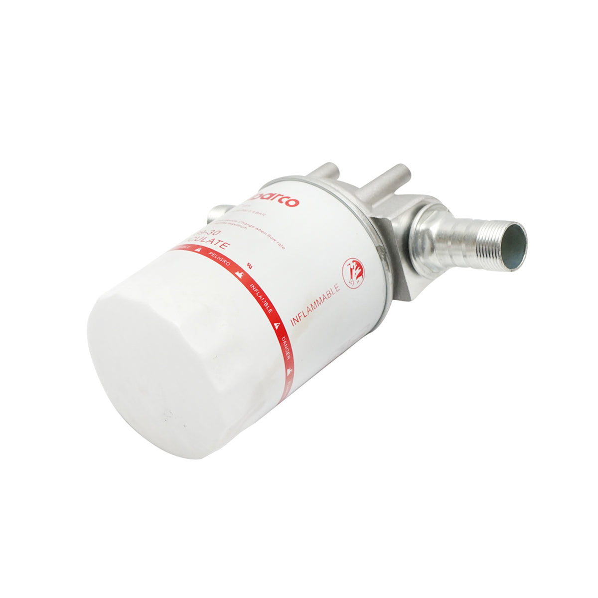 Fuel and oil transfer filter with 2 connectors SN40660, XN3107 Breckner Germany