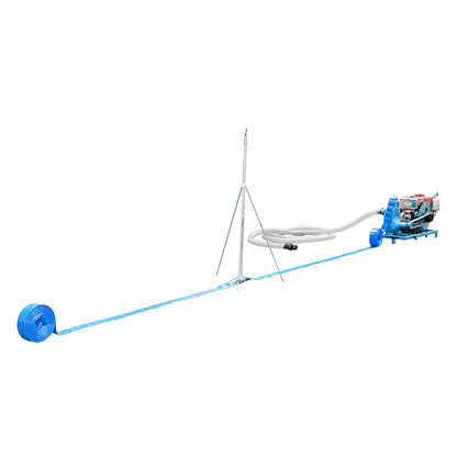 Irrigation system with 15 sprinklers, 16.2KW diesel engine, electric start