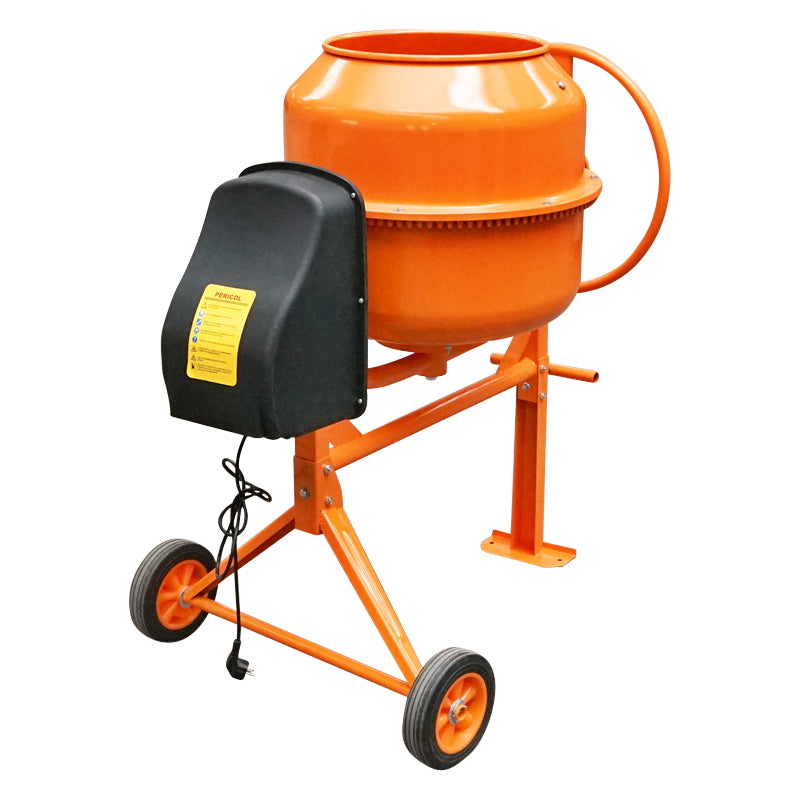 Concrete mixer 550 W, bucket volume 140L, gear and crown made of cast iron, 48 kg Breckner Germany