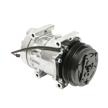 A/C climate compressor for New Holland, Case IH, Steyr OEM code 87709785, 87802912 Breckner Germany