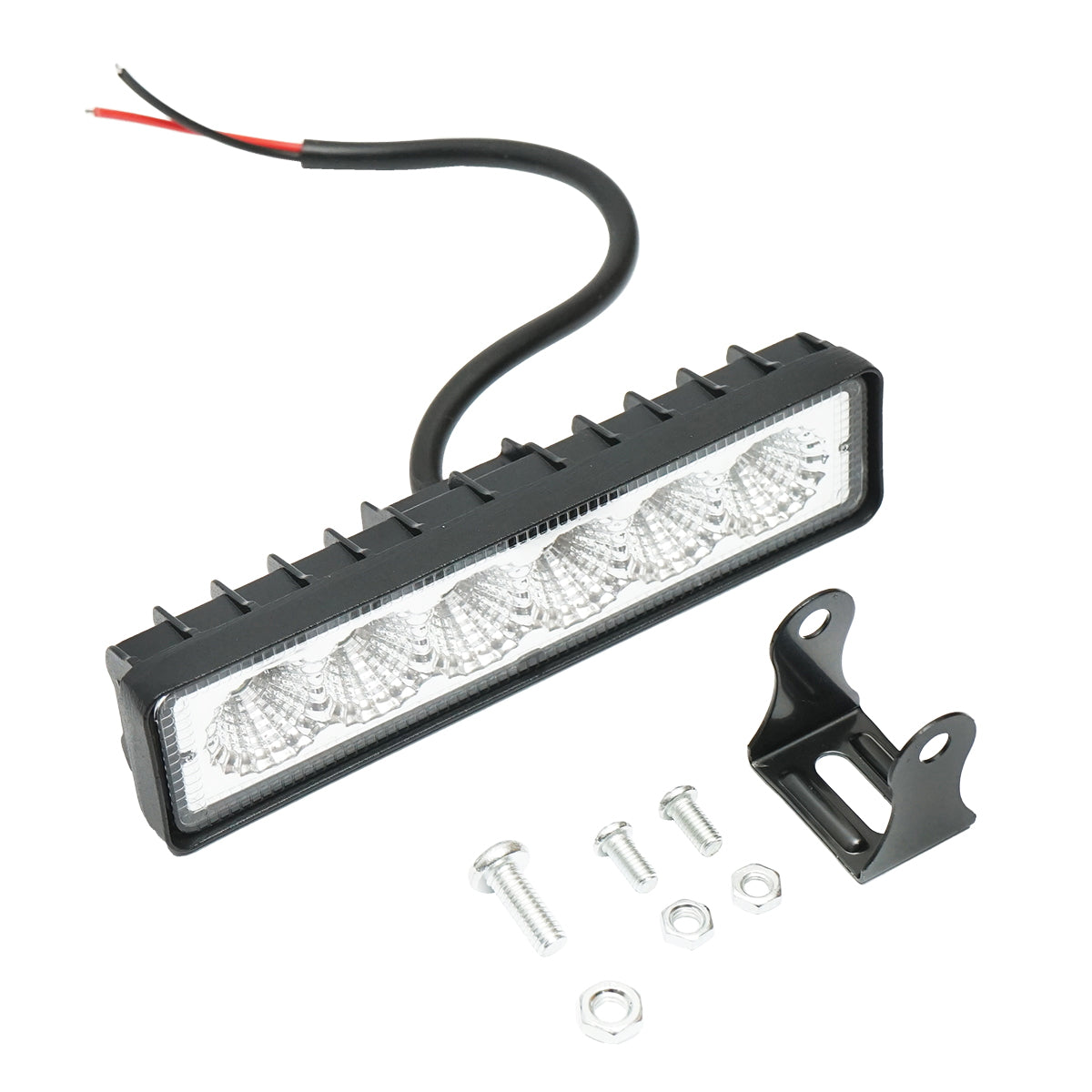 Lamp with 6 SMD LEDs 10-60V 9W beam angle 60 degrees flood type
