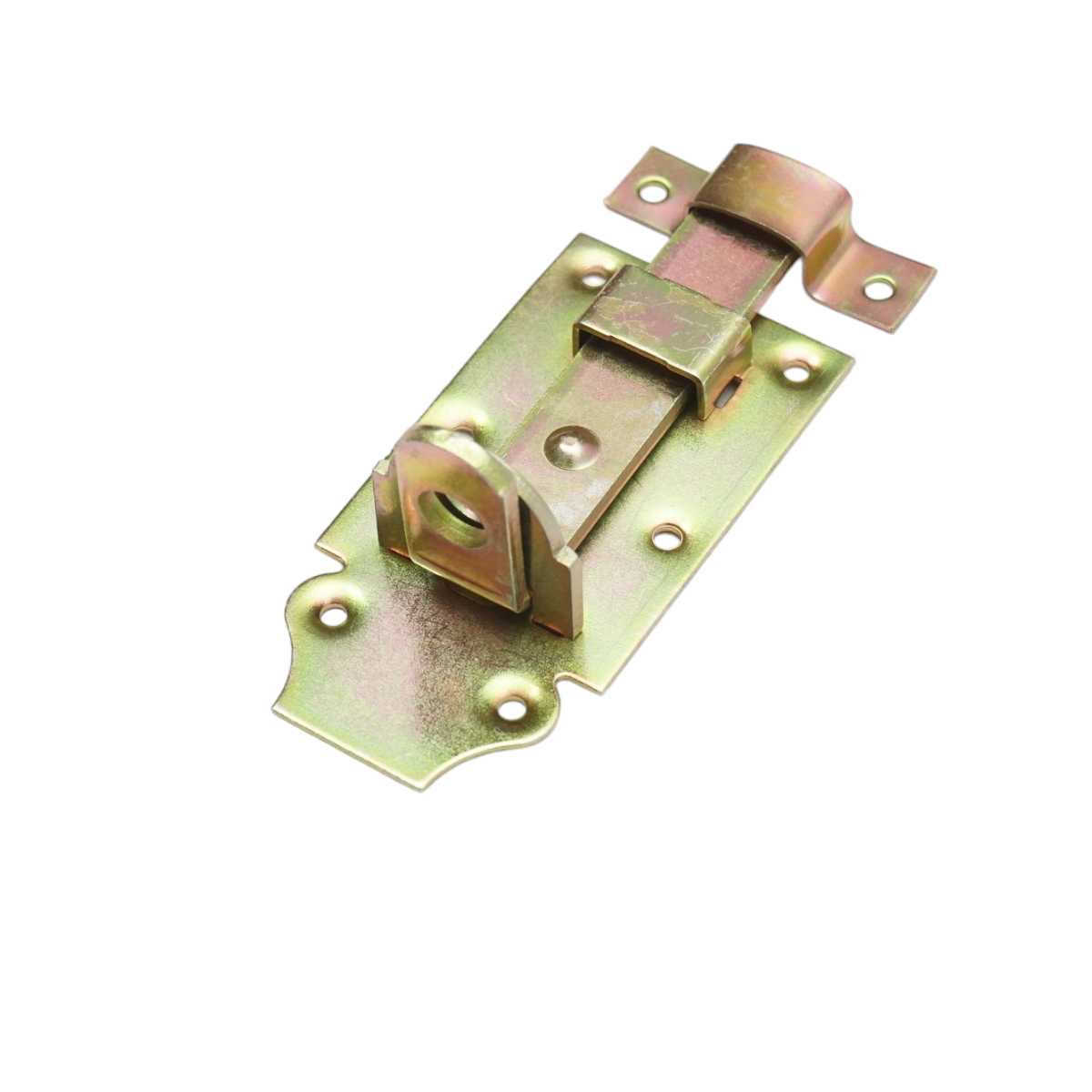 Flat latch 100mm with padlock blocking