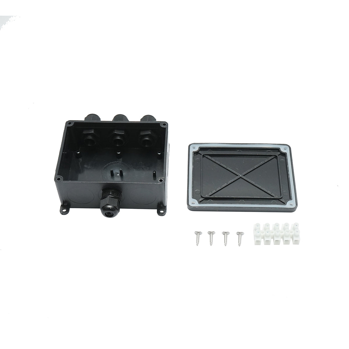 Sealed junction box with presets 41A 450V AC, 4 ways 4-12mm IP68 Leader