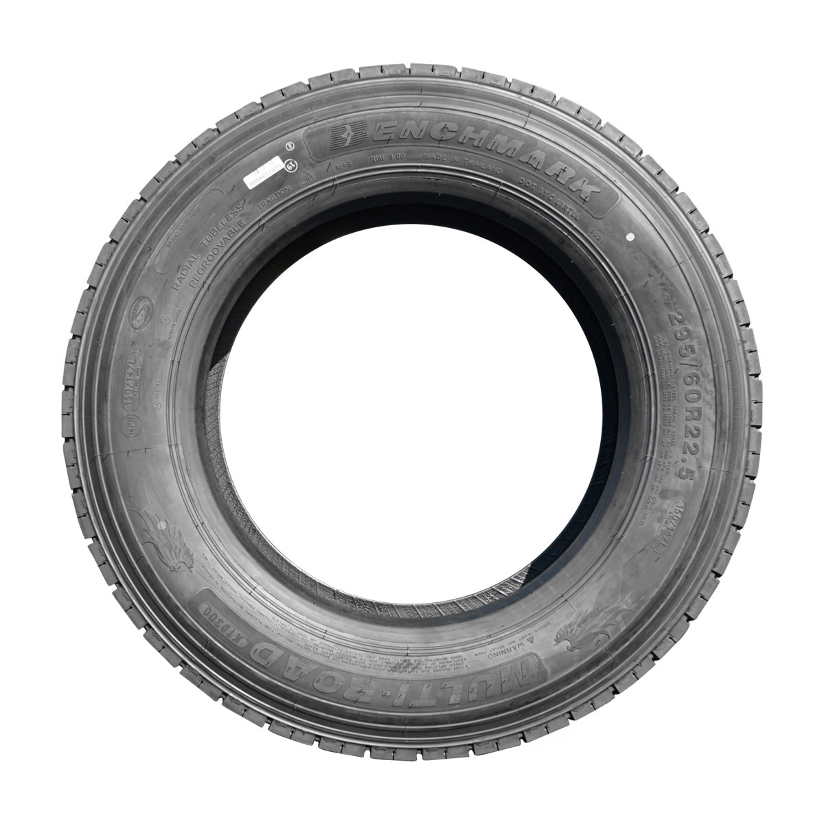 Tubeless traction tire 295/60R22.5-D915 KTD300 tread