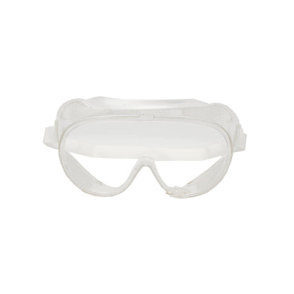 Set of work equipment including dust mask, glasses, and Hoteche headphones.