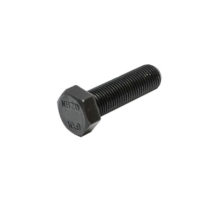 Black screw with hexagonal head DIN 961 M12x1.25x40 G10.9 100 pcs/bag