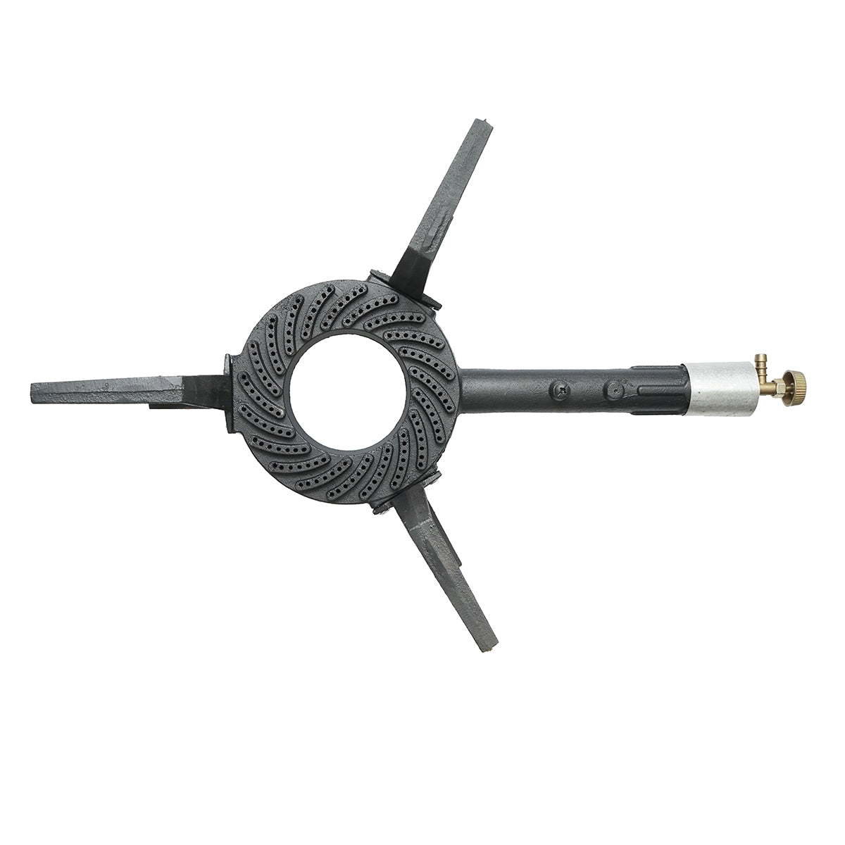 Pirostrie, cast iron gas burner with 3 legs