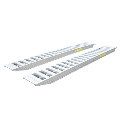 Aluminum ramps set 8 tons for loading/unloading 450x50x15cm
